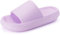 Misolin Badeschuhe Damen Herren Original Hausschuhe Cozislides Wolke Schlappen Super Weich rutschfest Badelatschen Sommer Pantoletten Cozy Cloudyzzz Slides Indoor/Outdoor,Hellviolett 40/41 EU