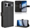 Rojeuinn Hülle für Oneplus Nord 4 Handyhülle-Hülle Stoßfest Case Cover-Handy Case in Premium Kohlefaser [Klappbar Flip] [Standfunktion Tasche] -Schwarz
