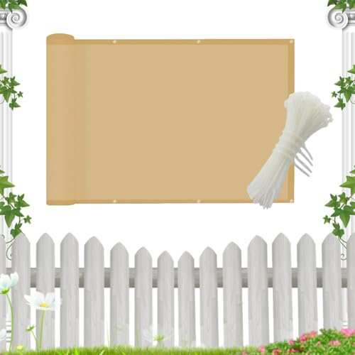 Brise-vue pour terrasse | Panneau de clôture de balcon – 400 x 90 cm – Brise-vue pour balcon, véranda, terrasse, piscine, arrière-cour