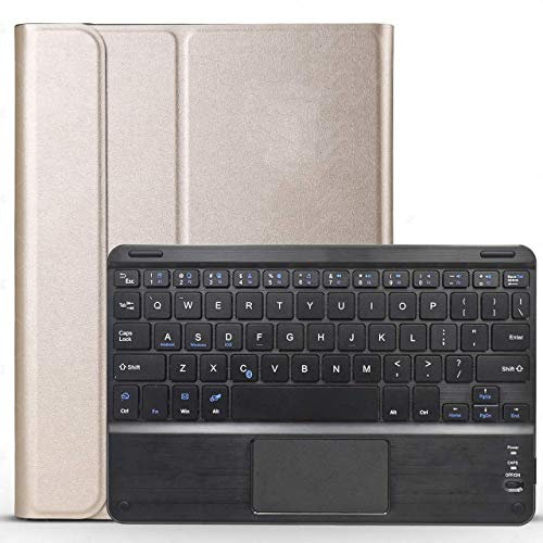 Keyboard Case for Samsung Galaxy Tab S5e 10.5 2019 with Touchpad, Wireless Detachable Keyboard with Protective Cover,Gold