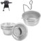 WEBROIL Grill-Tropfbecher mit Fettclip für Kenmore, Charbroil Grillteile, Auffangbecher für Masterbuilt 76,2 cm / 101,6 cm Smoker-Grill-Ersatzteile, Zubehör mit Einwegfolieneinlagen aus Aluminium, 10