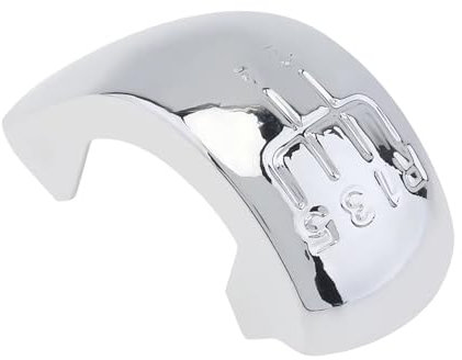 Schaltknauf 5 Geschwindigkeit 2 Farbe Manuelle ABS Auto Getriebe Shifter Schalthebel Knopf Stick Handball Kopf Abdeckung 1Z0798001 Für Skoda Für Octavia Für MK2 Gang Auto Schaltknauf Abdeckung(Silver)