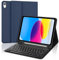 Teclado para iPad A16 11/10 Generación (2025/2022), Funda con Teclado para iPad 11 Gen 11 Pulgadas/10 Gen 10.9 Pulgadas, Bluetooth Magnético QWERTY Keyboard, Funda con Portalápices, Azul Marino