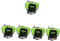 Kisangel 3st Trampolinkorb Basketballkorb Hängender Korb Basketballtor Poolspielzeug Poolzubehör Gestell Türbasketball Indoor-basketballkörbe Trampolin Zubehör Oxford-Stoff Green