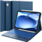 Earto Clavier iPad 11 A16(2025) /10eme Generation 2022, Coque Clavier iPad 10eme Generation avec Touchpad, Eclairage 7 Couleurs, Rechargeable Clavier AZERTY, Bleu Marine