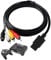 Eophmi S Video Cable Compatible with Nintendo NGC N64 SNES, 1.8m S Video AV Video Audio Cable for Nintendo Game Consoles