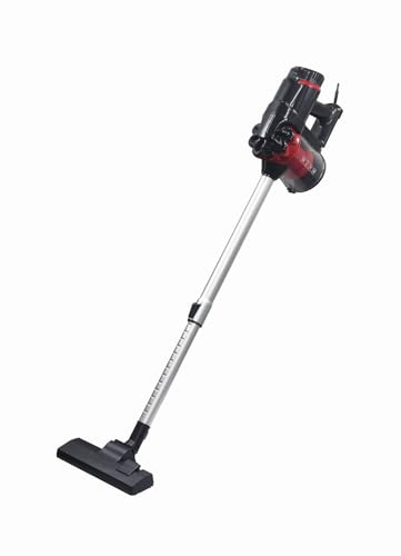 ROYALTY LINE, 2-in-1-1200-W-Staubsauger mit schwarzem Kabel RLHVC6007851-BLK, 0,8 l Fassungsvermögen, 70 cm Aluminiumrohr, hocheffiziente Bürste und Düse, 5 m Kabel