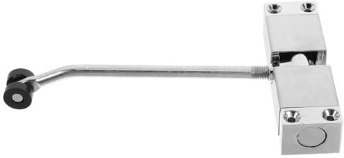 STOBOK Türschließer Aus Edelstahl Automatischer Schließmechanismus Einstellbarer Federtürschließer Einfache Installation Für Verschiedene Türtypen Geeignet