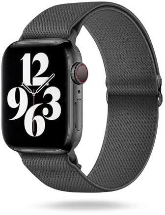ONEFLOW Flex Loop Kompatibel mit Apple Armband Elastisch, Textil Stoff iWatch Armbänder Damen Herren Sport, Sportarmband Nylon Ersatz Watch Band Flexibel