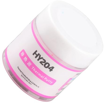 OVAQUIXI CPU Wärmepaste Effiziente Gute Isolationskühlung für PC -Komponenten Pink 1 X Wärmepaste (10g)