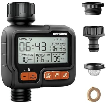 Suinga Pro-Dial Bewässerungszeitschaltuhr | Digitaler Wasserhahn Timer für Garten (Full Control)