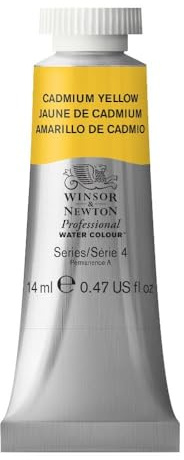 Winsor & Newton Artists' Water Colour Paint 14ml Tube - Cadmium Yellow