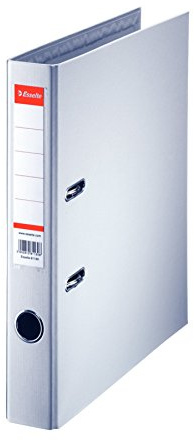 Esselte 320910 Classeur à levier Format A4 Capacité 350 feuilles Gris