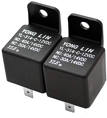 2x KFZ Relais Öffner Schließer Auto Umschaltrelais Wechselrelais 12V 40A
