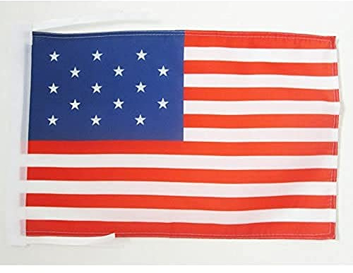 AZ FLAG Flagge USA 15 Sterne 45x30 cm Polyester 100D Kordeln