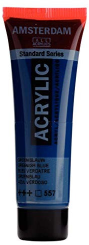 Amsterdam Standard Series Acrylic Paint - 20 ml Tube - Grünblau 557 - Lichtechte Pigmente - Satinierte Oberfläche - Künstlerqualität