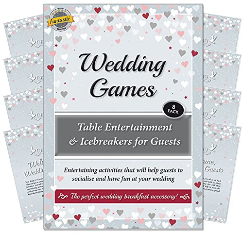 Wedding Games - Entertaining Icebreaker activity (Up to 8 Tables)
