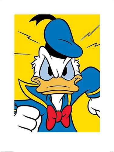 Donald Duck Mad 60 x 80cm Kunstdruck