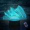 Optische Täuschung 3D Opernhaus Nacht Licht 16 Farben Andern Sich Fernbedienung USB-Strom Touch Schalter Dekor Lampe LED Lampe Tisch Kinder Brithday weihnachten Geschenk