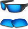 BlazerBuck Anti-salz Polarisierte Ersatzgläser für Oakley Gascan - Eisblau