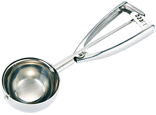 Fayonnir Fayomir Eisportionierer Edelstahl - Eisportionierer Groß - 6CM Durchmesser - Eislöffel mit Auslöser - für Eiscreme, Plätzchen, Kuchen Teig, Cupcake, Muffin, Frikadelle, Pfannkuchen