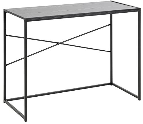Console/bureau Dover industriel - noir