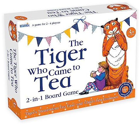 University Games The Tiger Who Came To Tea 2 in 1 Board Game