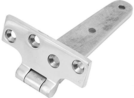 Cojinete de bisagras de acero inoxidable, puerta grande Bisagras de puerta de servicio pesado Bisagra exterior tipo T engrosada Accesorios para puerta de casa 151 * 75 * 4,5 mm