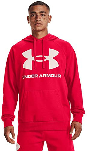 Under Armour Rival Fleece Big Logo Hoody rot, M Herren