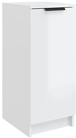 vidaXL Schuhschrank Schuhregal Schuhablage Schuhständer Schuhaufbewahrung Schuhtruhe Schuhorganizer Flurschrank Hochglanz-Weiß 30x35x70cm Holzwerkstoff