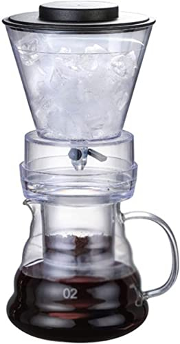 Percolator Coffee Pot Glass Cold Brew Pot Ice Dripper Coffee Pot Durable Coffee Kettle Iced Coffee Pot Coffee Maker Practical Coffeeware