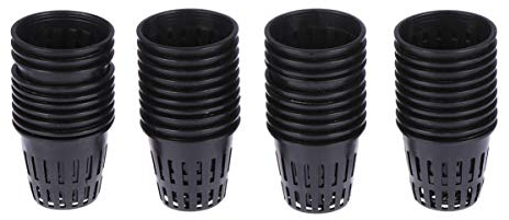 DOITOOL 40Pcs 2 Pouces Gobelets en Filet À Mailles Fendues De Jardin Pots en Filet Fournitures Hydroponiques Tasses Gobelets en Pot À Mailles Rondes Robustes pour La Culture Hydroponique