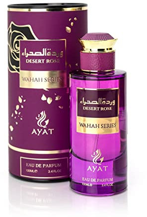 Ayat Perfumes Wahah Series DESERT ROSE 100ml - Experience the Scent of the Oriental With Our Oasis Inspired Perfume Series - Made in Dubai For Men & Women Exotic Arabian Desert Aroma