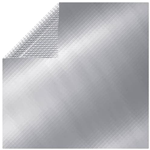 VACARX Poolabdeckung, Silber, 450 x 220 cm, PE, Artikelfarbe-Silber