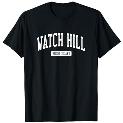 Uhr Hill Rhode Island RI Vintage Athletic Sports Design T-Shirt