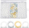 140 Stück Fitschenringe Zimmertüren Set Unterlegscheiben Türscharnier 10,2 mm X 15 mm Montageringe Ohne Abriebspuren Massivem Messing, Verzinkt, Kunststoff, 50pcs 1mm & 30pcs 2mm & 60pcs 1,8mm