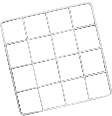 JUOPZKENN Panel de Pared de Rejilla Rejilla de Pared de Alambre Blanco Organizador de Almacenamiento de Pared Colgante de Hierro Engrosado para Decoración de Pared de Exhibición de Fotos