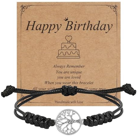Manfnee Nuoli Bracciale albero della vita Argento, bracciali donna, gioielli albero di vita, festa della mamma laurea amicizia gioielli regalo