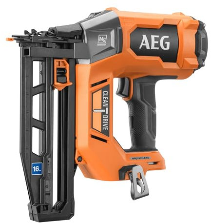 AEG Nagler 18V Brushless 16 GA ohne Akku und Ladegerät B16BN18-0