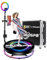 FXNFXLA 360 Photo Booth Machine (31.5/80CM) with Flight Case, 360 Remote Control Slow Motion Spin Photo Booth Machine, 360 Spin Camera Video Booth for Events, Exhibitions, Wedding