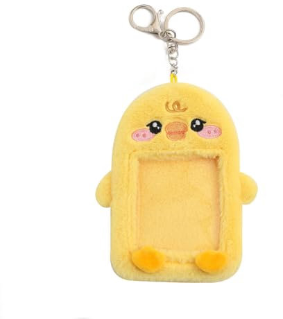 LICHENGTAI Porte-photo Kpop en peluche porte-clés porte-carte d'identité porte-clés photo porte carte de crédit porte-badge transparent pour filles, garçons