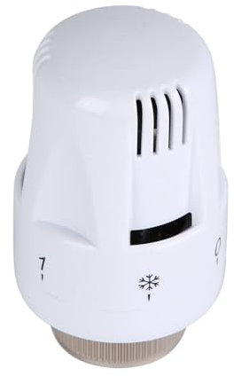 Thermostatic Radiator Valve, Brass Temperature Control Valve Water Heating Valve for Control Outlet Temperature Heat Changer Air Conditioning Unit Hot Cold Equipment