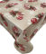 1KDreams Weihnachtstischdecke - Weihnachtskugeln, Stechpalme und Schneeflocken - Fäden mit Gold-Effekt - Lurex Tischdecke Modern Shabby Chic (Beige, 130 x 180 cm)