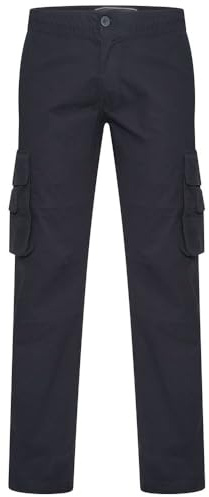 KAM Cargo Pants Stretch Fit Pockets Casual Trousers Mens Plus Size 40W-60W 124
