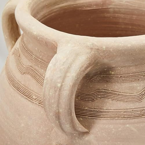 EDG Enzo De Gasperi Enzo De Gasperi Vase Terrakotta Amphore mit Griff H 100 cm D 53 cm Rust Waterproof