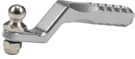 MagiDeal RC Crawler Tow Hook Upgrade Accessoires Tow Hitch Ersatzteile für 1/10 1/8 RC -Auto, Silber