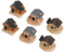 SOPOTUTU Lot De 6 Mini Figurines De Cactus Flottants Semelles Intérieures en Peluche Figurines en Vrac Lampes Solaires De Jardin Figurines De Campagne Figurines De Table De Sable