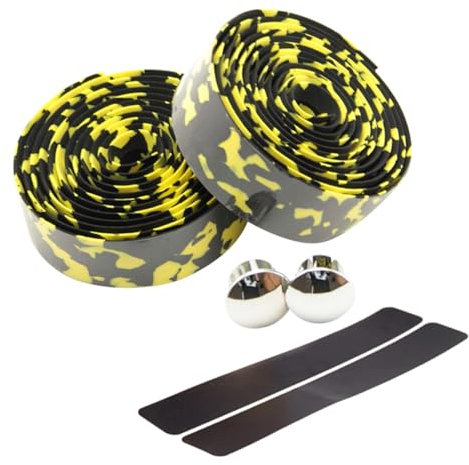 Toyvian 1 Satz Rutschfester Gürtel Griffe Lenkergriffband Radfahren Fahrradband Fahrrad Lenkerband Fahrradlenker Rennrad -lenkerband Lenkerbänder Für Rennräder Black