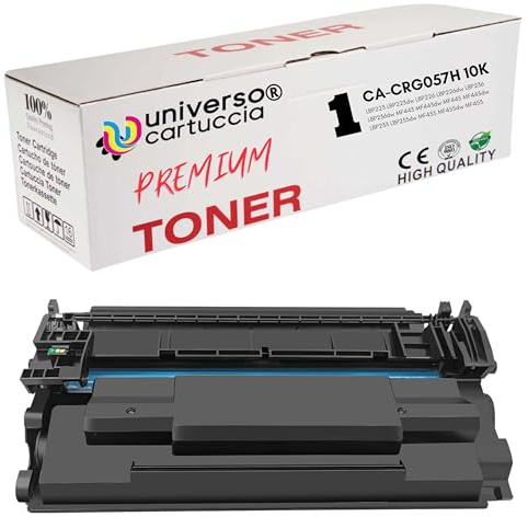 universo cartuccia 057H CRG057H (CRG-057) Tonerkartusche 10k kein Level-Toner, kompatibel mit Canon LBP223dw LBP226dw MF445dw LBP233dw MF455dw MF453dw (kein Toner-Niveau)