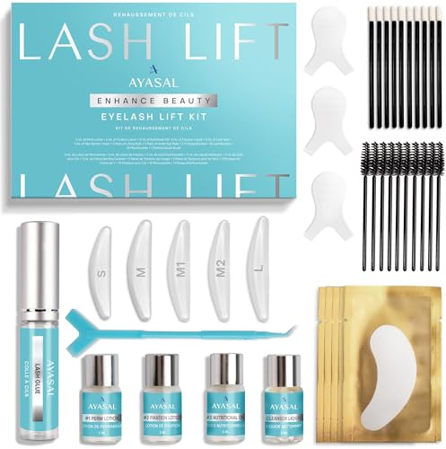 AYASAL Wimpernlifting Set: Koreanische Formel für Wimpern Lifting, Lash Lifting – Schonendes, Thio-freies Wimpernlifting Set mit detaillierter Anleitung für den Heimgebrauch